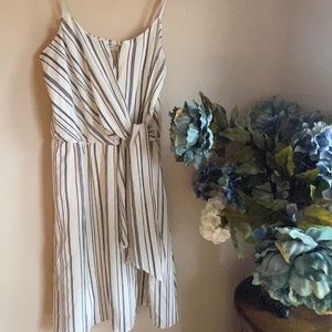 Maurices striped wrap dress
